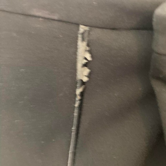 Calvin Klein Black Pencil Skirt with Gold Zippers 8 - Picture 4 of 6